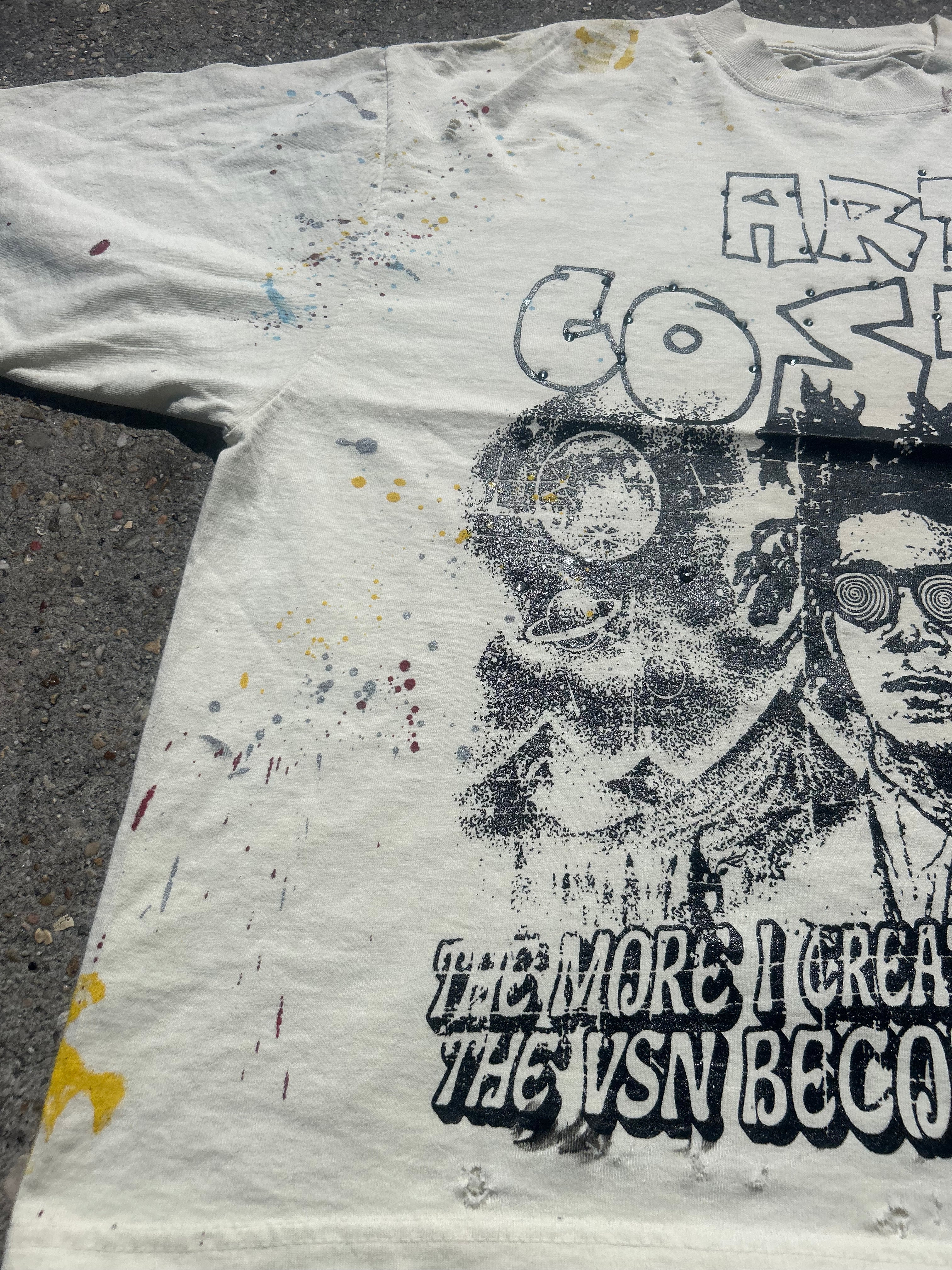 ART COSTSxWRLDINVSN SIMPLE TEE