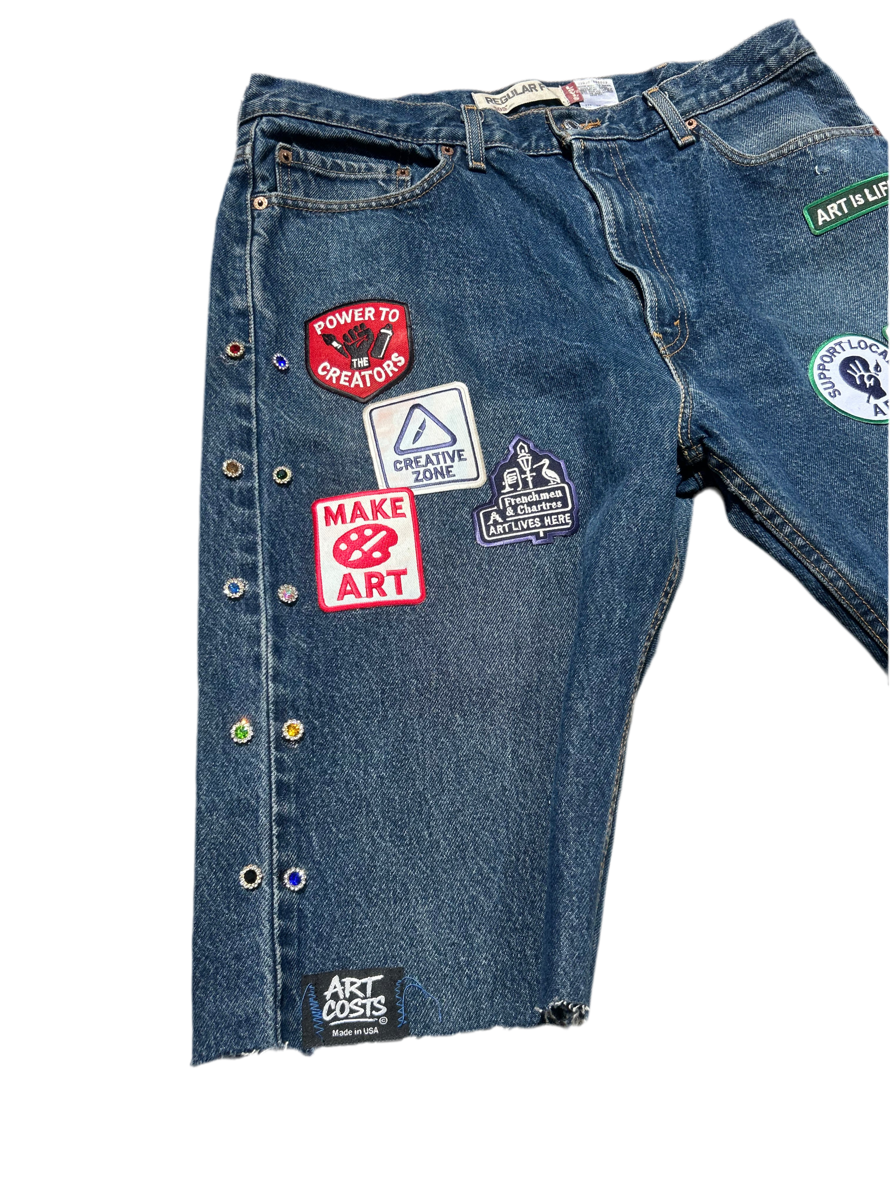 1/1 denim jorts