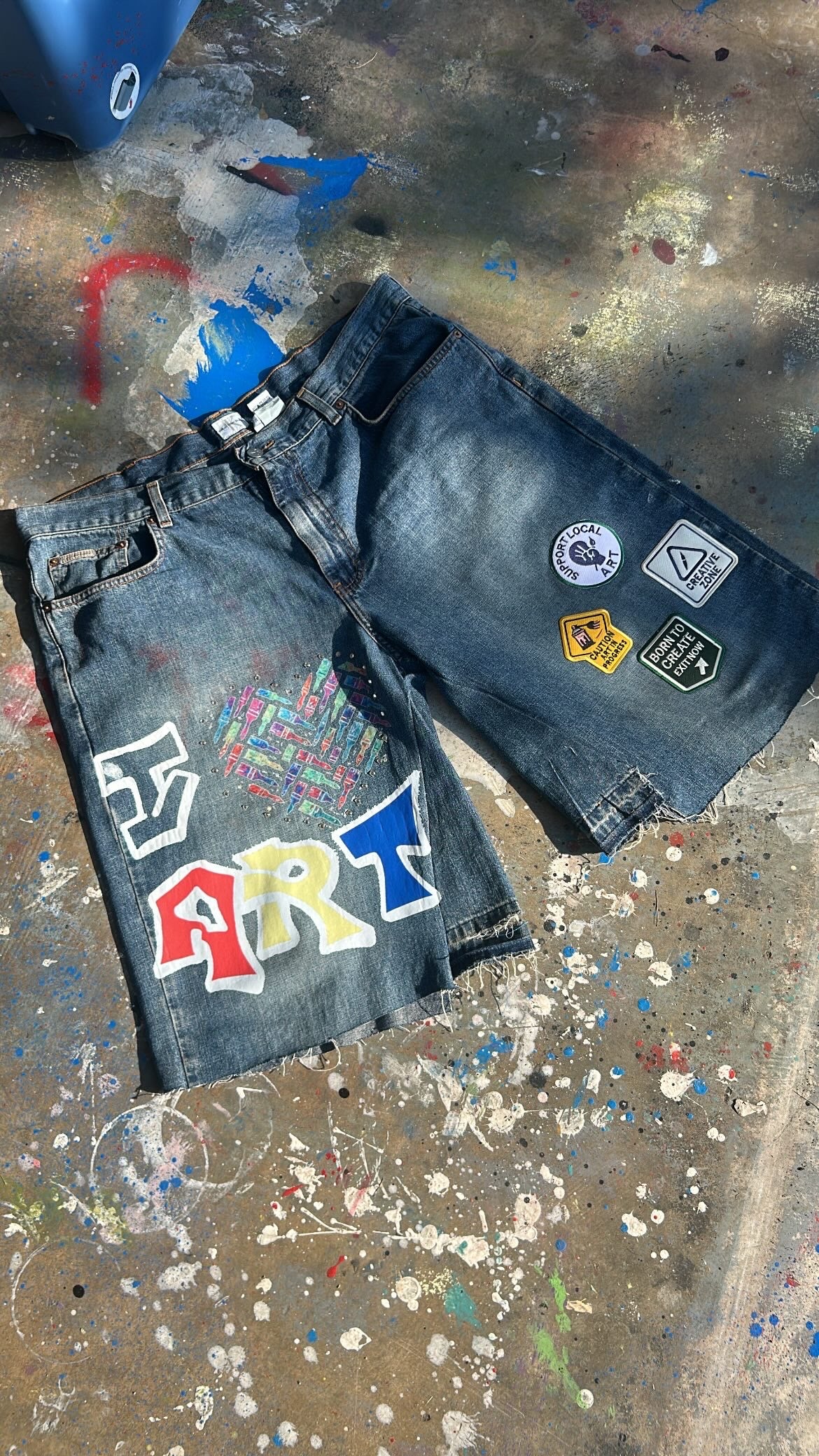 1/1 denim jorts