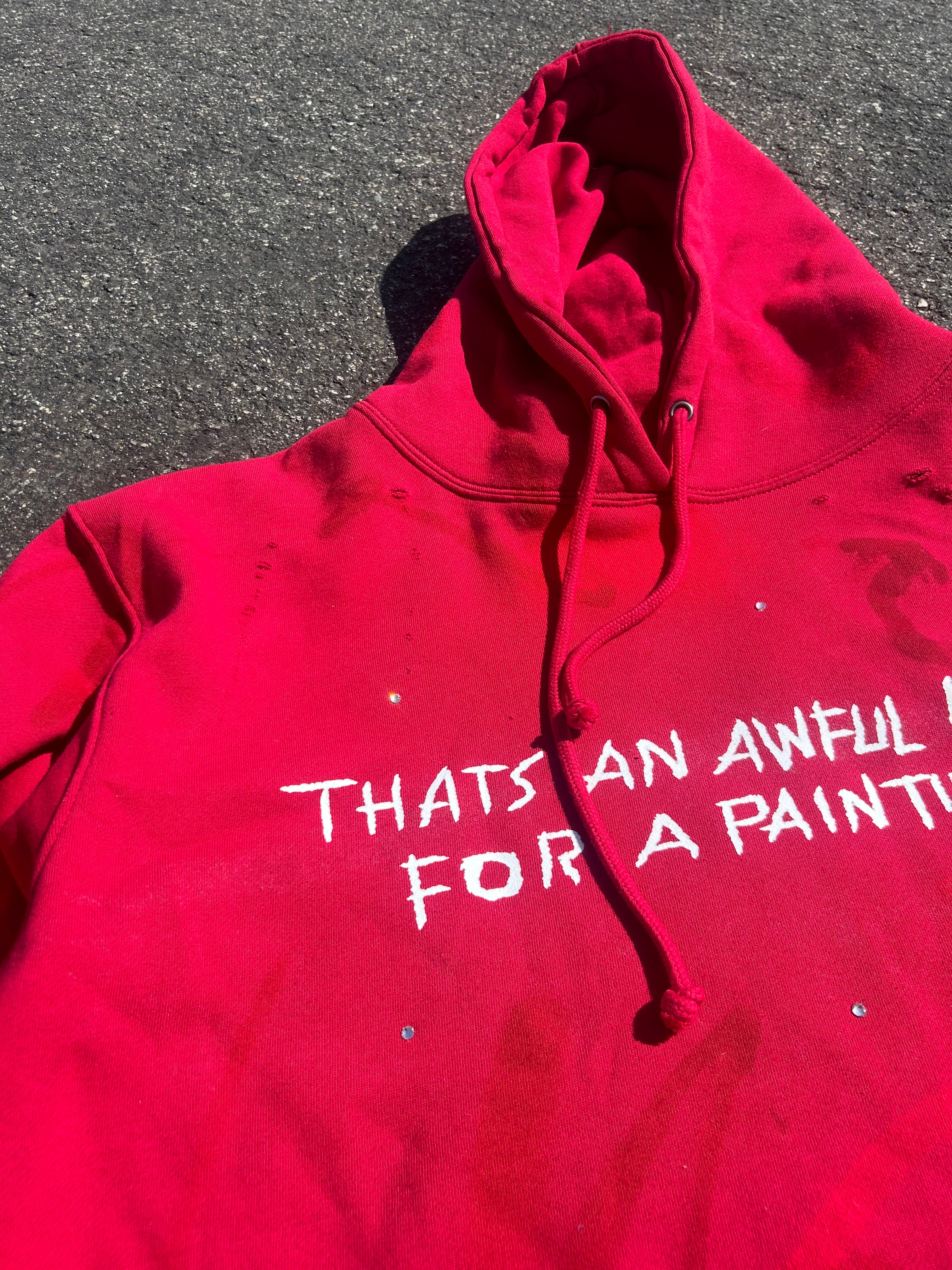 Awful lot for a painting simple hoodie