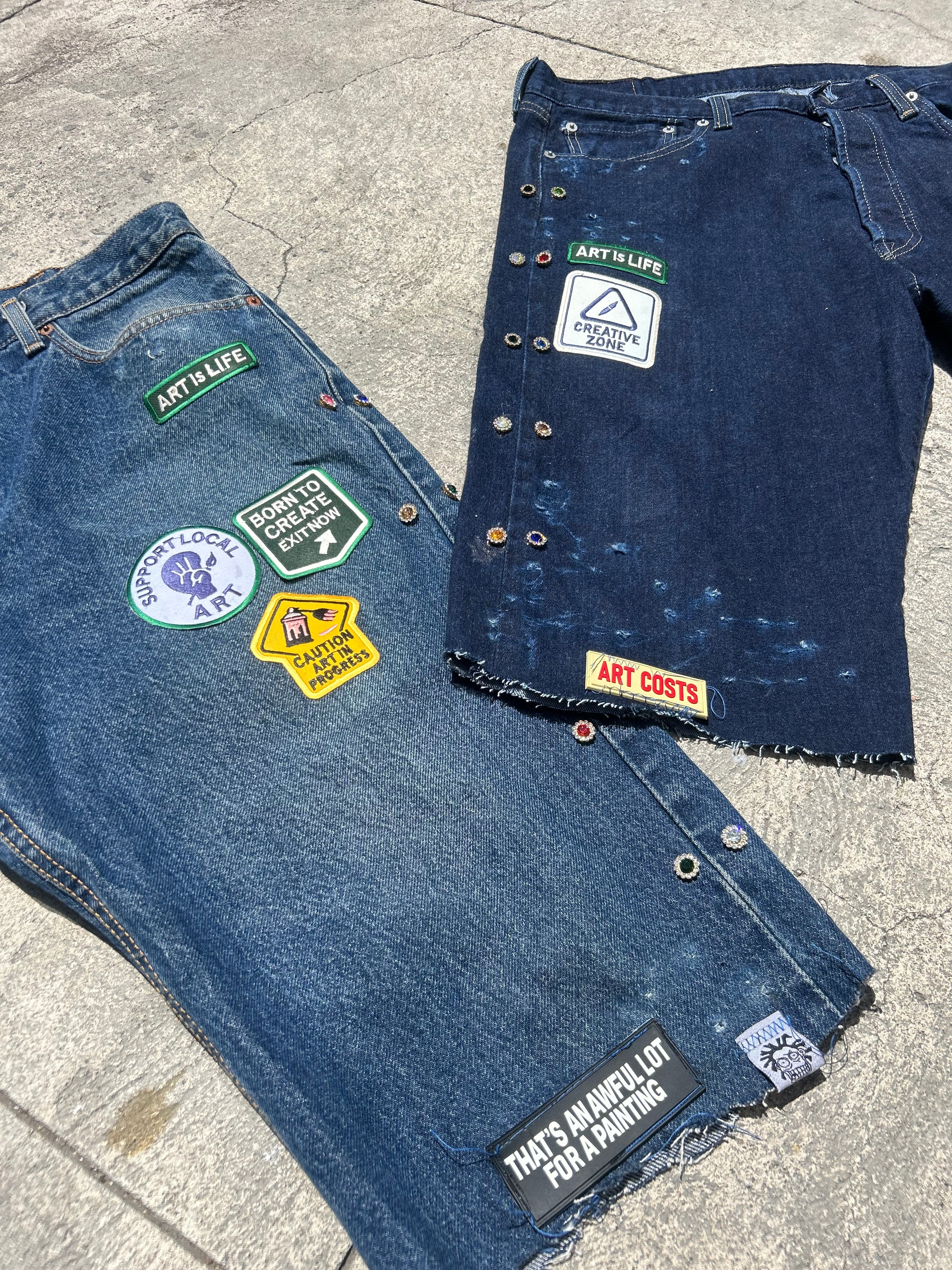 1/1 denim jorts