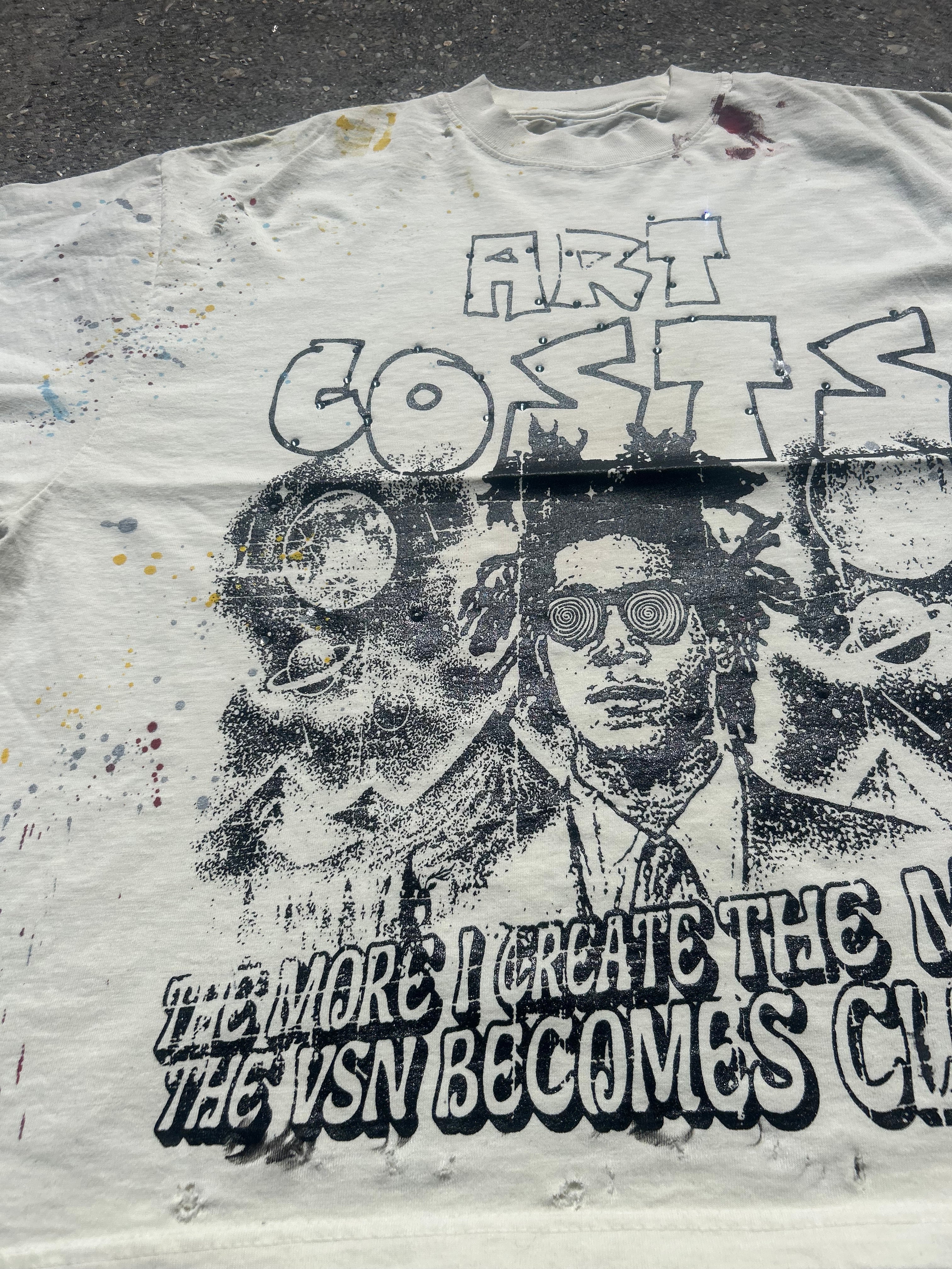ART COSTSxWRLDINVSN SIMPLE TEE