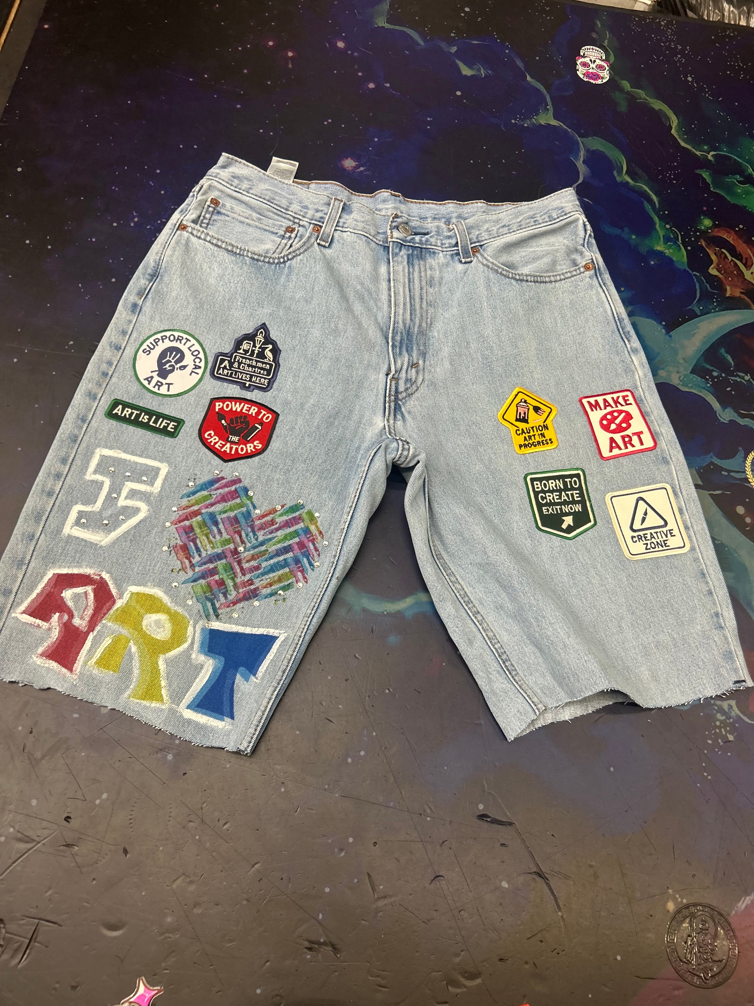 1/1 denim jorts
