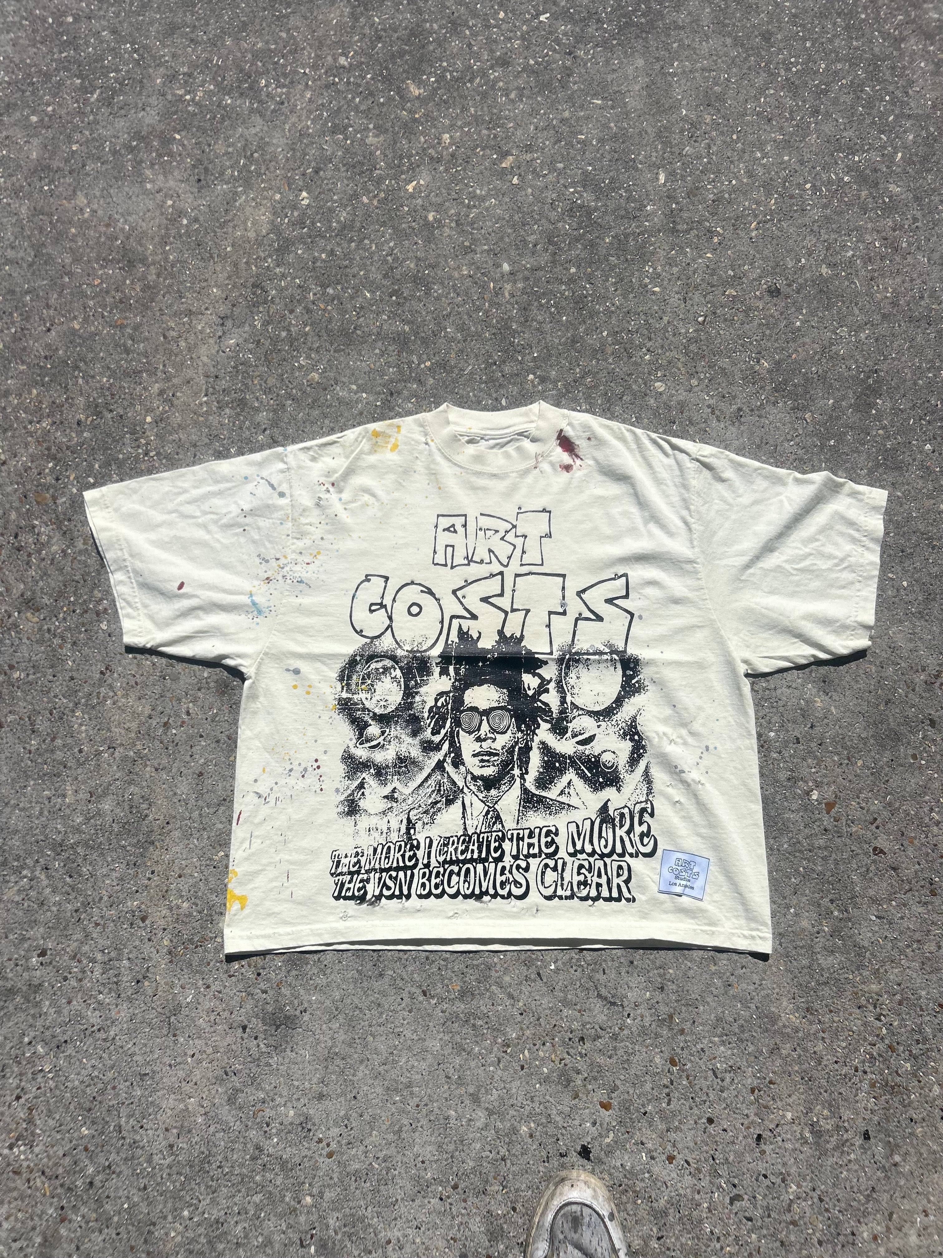 ART COSTSxWRLDINVSN SIMPLE TEE