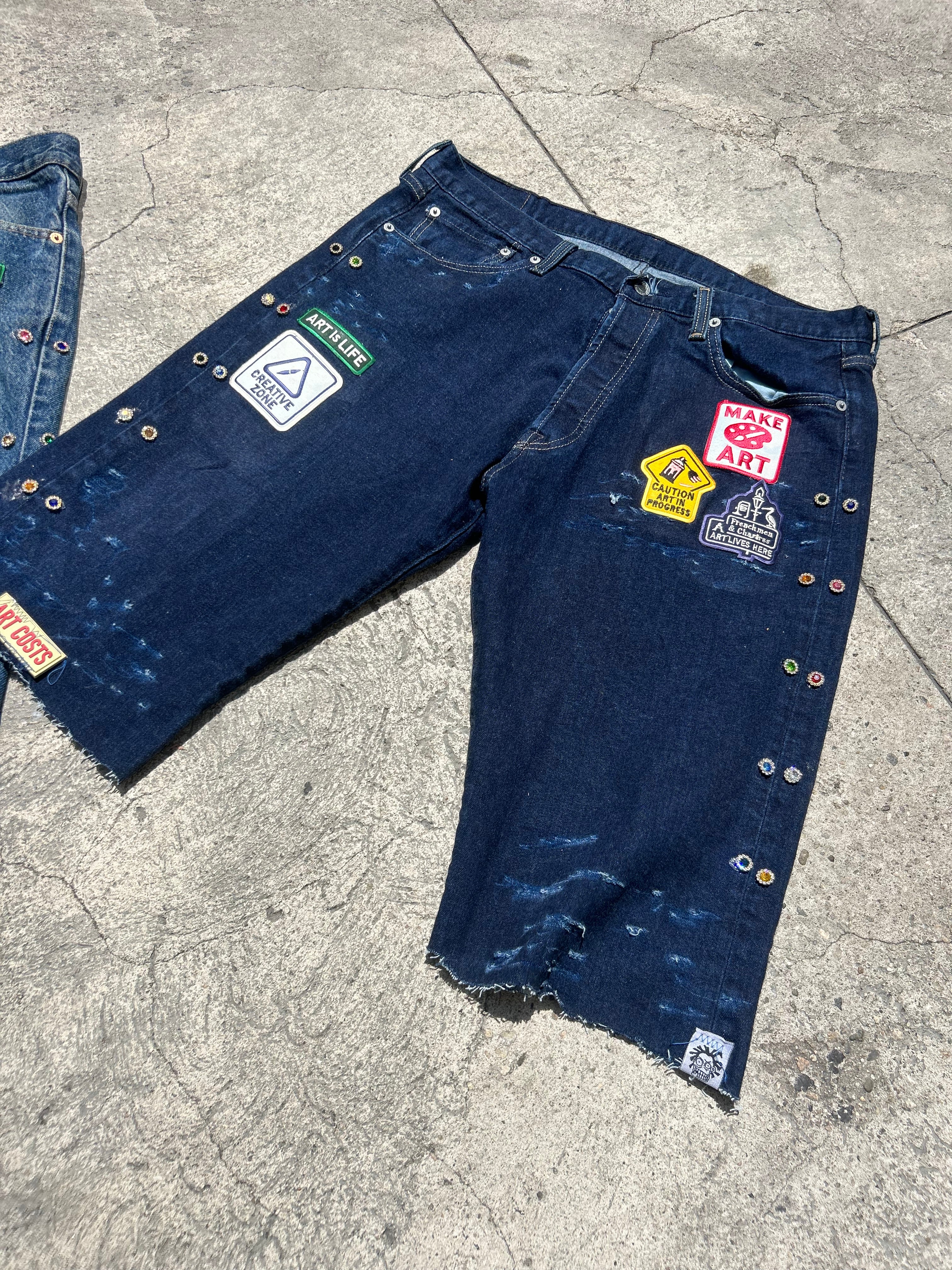 1/1 denim jorts