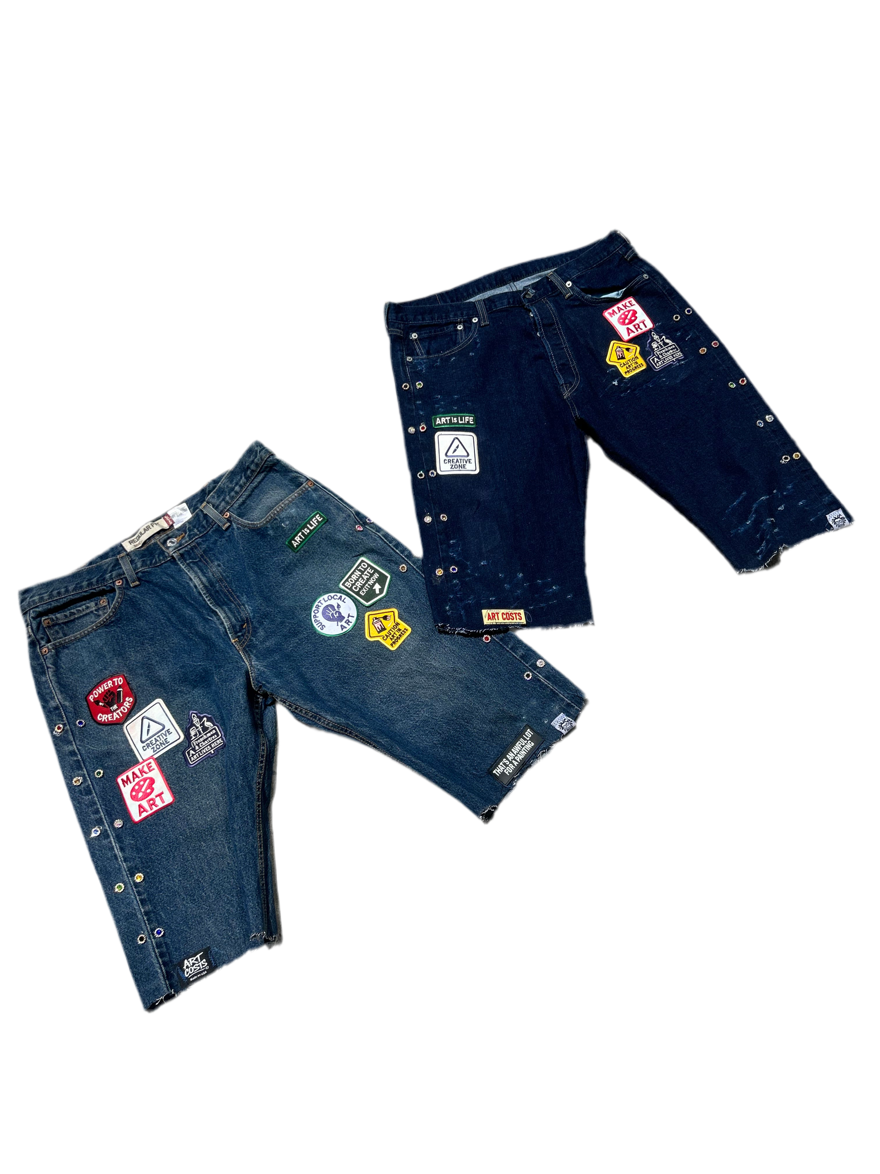 1/1 denim jorts
